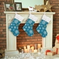 thumbnail image 7 of Coolnut Christmas Stocking Personalized Christmas Snowflake Large Candy Stocking Hanging Gift Xmas Stockings Decoration 2PCS for Family Holiday Party Ornaments Decor Fireplace, 7 of 7
