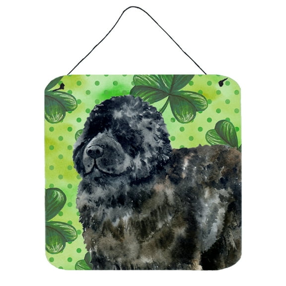 Carolines Treasures BB9845DS66 Newfoundland St Patricks Wall or Door Hanging Prints Green 6HX6W multicolor