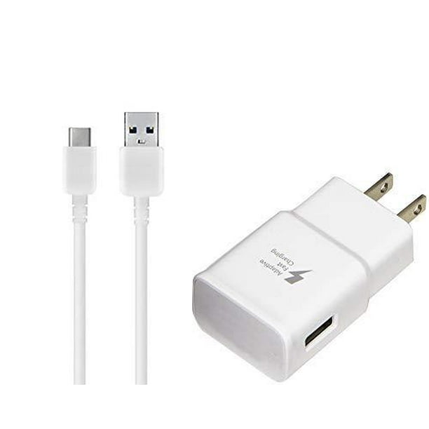 OEM Adaptive Fast for Samsung Galaxy A5 (2017) 15W with certified USB Type-C Data and Charging Cable. (WHITE/3.3FT/1M Cable) - New - Walmart.com