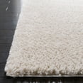 thumbnail image 4 of SAFAVIEH August Carlene Solid Plush Shag Area Rug, Ivory, 9' x 12', 4 of 8