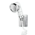 thumbnail image 1 of Faucet External Shower Set Including Diverter & Holder Rack & Retractable Hose, 1 of 5