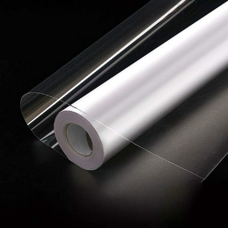 Transparent Papier Adhesif pour Cuisine 45X300cm Mur Porte Meuble Stickers  Decoratif Vinyle Rouleau Autocollants Imperméable