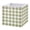 Gingham In Olive Green, variant on Fabric Storage Bins Foldable Cube For Home Organization Baskets Gingham in Olive Green