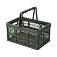 thumbnail image 1 of Foldable Storage Box with Handle Stackable Storage Box Camping Grocery Shopping Basket, 1 of 8