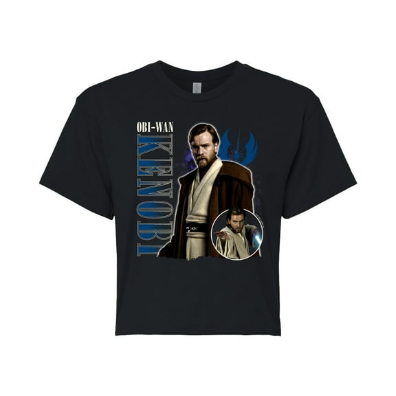 Star Wars - Obi-Wan Kenobi Collage - Juniors Cropped Graphic T-Shirt