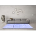 thumbnail image 3 of Ahgly Company Machine Washable Indoor Rectangle Persian Blue Traditional Area Rugs, 7' x 9', 3 of 4
