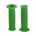 thumbnail image 1 of Cubiertas de empuñaduras de manillar de bicicleta Unique Bargains de 110 mm de largo, ligeras, protectores de extremo de ciclismo, verdes, 1 par, 1 of 6
