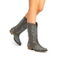 thumbnail image 6 of DREAM PAIRS Women's Western Cowboy Boots, Mid-Calf Cowgirl Boots with Chunky Heel & Embroidered Stitching Wide Width, 6 of 7