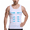 White, variant on Mens Compression Shirt, Slimming Body Shaper Workout Tank Top, Tummy Control Undershirts for Men,Navy(S)