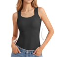 thumbnail image 2 of Helii Women Slim Fit Crop Camisole Top, Built In Bra Padded Comfort Tank Top, 2 of 8