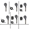 thumbnail image 4 of ZheElen Sprinkler Head Intelligent High Pressure Massage Handheld Water Saving Shower Heads Multifunctional Spray 7 Modes Type6, 4 of 6
