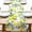 Lemon Blue Flower, variant on Lemon Dining Table Runner, Spring Summer Citrus Fruit Burlap Kitchen Decoration, Seasonal Indoor Outdoor Home Decor Party Supply 13 x 72 Inches