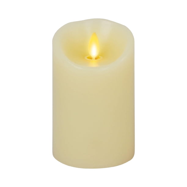Vela LED Lamp Luminara con aroma a vainilla y miel, 8 x 11 cm