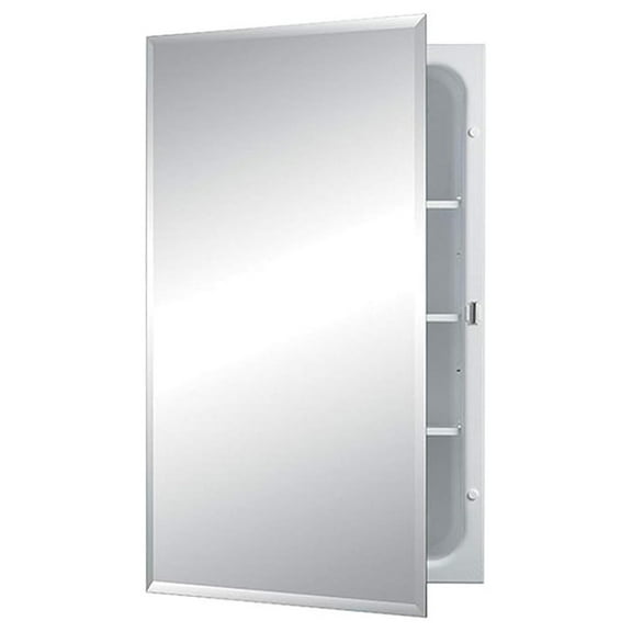 1459 Horizon Frameless Single-Door Recessed Medicine Cabinet