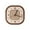 Square, variant on deevoka Hanging Art Clock Lightweight Clock for Bedroom Dining Room Office Round