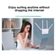 thumbnail image 4 of Enrutador KuWFi 4G LTE Con ​​Ranura Para Tarjeta SIM, Enrutadores De Internet WiFi Inalámbricos Desbloqueados De 300Mbps Con 4 Antenas, 4 of 8