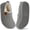 Gray, variant on BERANMEY Soft Memory Foam Slippers for Women and Men, Fuzzy Curly Fur House Slippers with Non-Slip Rubber Sole, Cozy Indoor Closed Back Home Shoes for Family