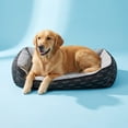 thumbnail image 2 of Vibrant Life Large Lounge Style Pet Bed, Black and White, 27" x 36", 2 of 10