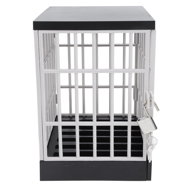 Caja De Bloqueo De La Cárcel Del Teléfono Celular, Jaula De Plástico Para La Prisión De La Prisión Para La Prisión Para La Fiesta De La Familia En El Aula Fun Fun Presente,