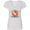 thumbnail image 3 of Inktastic West Palm Beach Florida Vacation Women's V-Neck T-Shirt, 3 of 5
