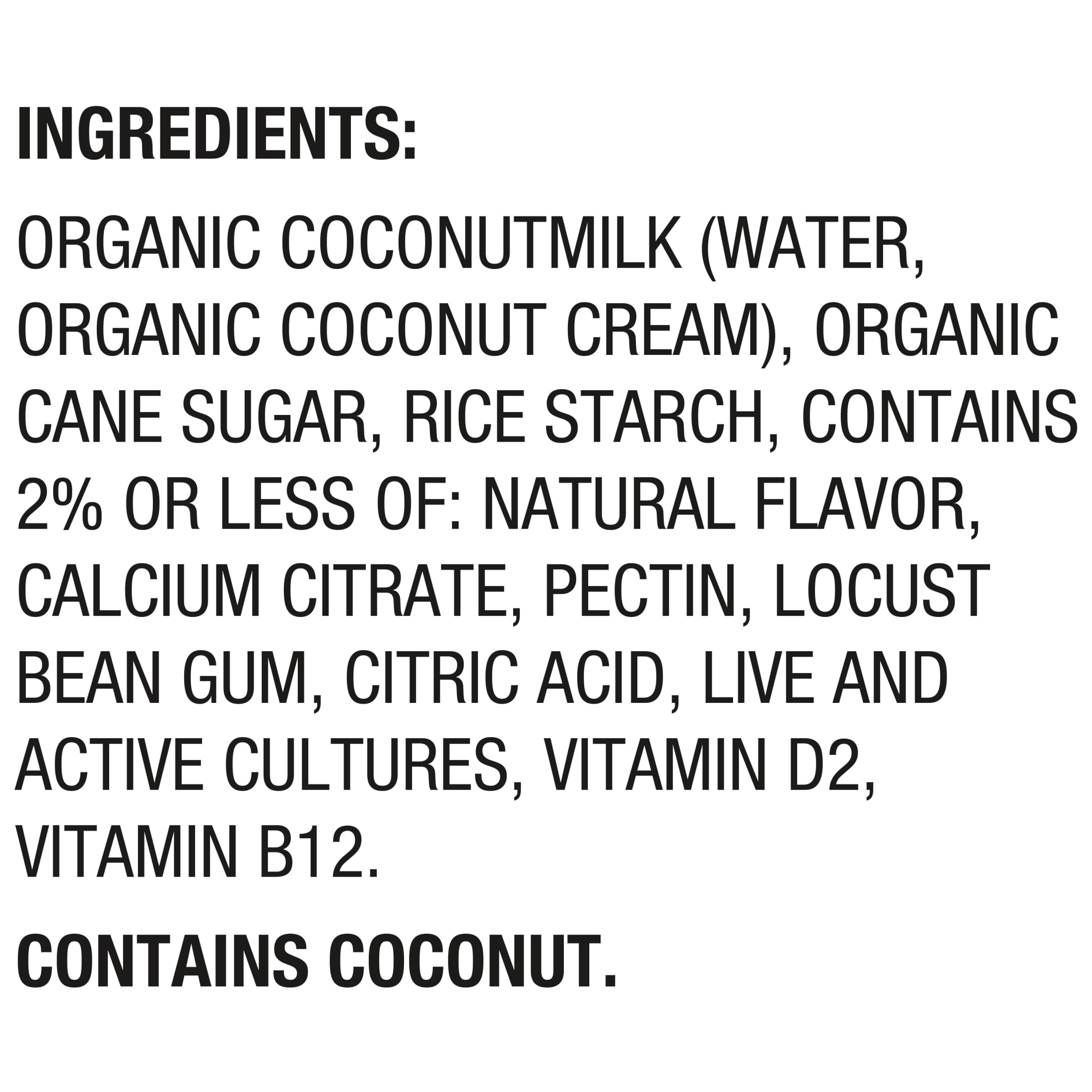 So Delicious Vegan, Dairy Free Vanilla Coconut Yogurt Alternative, 24 oz Container