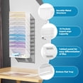 thumbnail image 3 of Archivador de pared Marbrasse de 11 niveles para colgar en metal blanco, 3 of 7