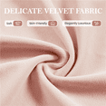 thumbnail image 6 of Renwick Upholstered Velvet Barrel Accent Chair with Footrest, Pink, 6 of 8