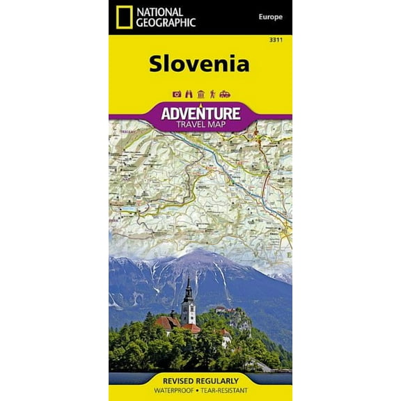 National Geographic Adventure Map Slovenia Map, Book 3311, (Paperback)