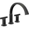 thumbnail image 5 of Delta T2788-CZ-PR-LHP Tetra Tub Deck Mounted Roman Tub Filler - Lumicoat Champagne Bronze, 5 of 5