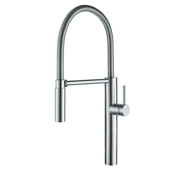 Franke Pes-Spx Pescara 1.75 GPM Single Hole Pre-Rinse Kitchen Faucet - Stainless Steel