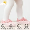 thumbnail image 3 of Baby Girls Tights, 3 Pack Infant Knit Cotton Pantyhose Leggings Stockings for Newborn Toddler Girls 0-24 Months, 3 of 5