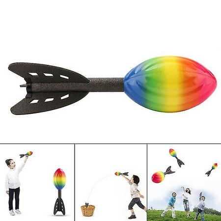Foam Hand Throwing Rocket Toys Parent-child Outdoor Game Toy For ...