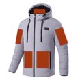 thumbnail image 2 of Fesfesfes Outdoor Warm Puffer Jacket for Men and Women Heated Jacket For Riding Skiing Fishing Charging Via Heated Coat Hoodie Jacket Sale on Clearance, 2 of 5