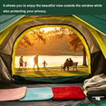 thumbnail image 4 of Mibote 4-Person Camping Tent, Auto Setup Pop Up Tent, Waterproof, Huge Door & Windows for Camping, Hiking, Travel, 4 of 7