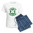 thumbnail image 5 of CafePress - Cute Circle Lucky Charm Women's Light Pajamas - Women's Short Sleeve Print T-Shirt and Pants Light Cotton Pajama Set, 5 of 7