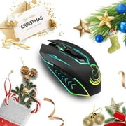Wireless Gaming Mouse up to 10000 DPI, UHURU Rechargeable USB PC Computer Mouse