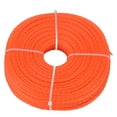 thumbnail image 3 of Cordon de Coupe en Nylon, Cordon de Coupe en Nylon Rond de Qualité Commerciale pour Tondeuses à Gazon Robustes 2.7mm 100M Forme Torsadée Cordon de Coupe Orange, 3 of 8