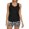 thumbnail image 2 of Conjunto de 3 piezas Bandeau Trajes de baño para mujer Fit Baño Blouson Swim Camis Vest + Tank Top + Shorts Fridja  nalpqowj61408, 2 of 6