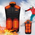 thumbnail image 4 of Chaleco térmico para hombre temperatura de 3 velocidades 11 áreas chaleco térmico cálido para invierno, 4 of 9