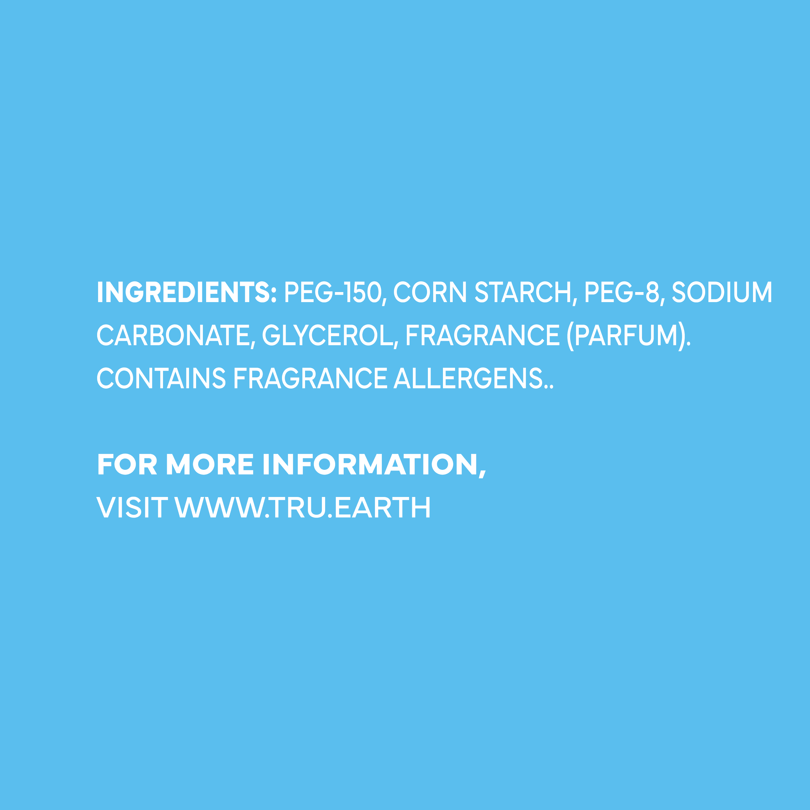 Tru Earth In-wash Scent Booster - Ocean Wave - 16.2 oz / 460g Scent Beads