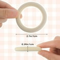 thumbnail image 2 of 10 Pcs Unfinished Natural Wooden Rings for Crafts 70mm/3 Inch Wooden Rings Macrame Wooden Rings Without Paint for Crafts DIY Pendant Connectors Jewelry Making Macrame Supplies, 2 of 5