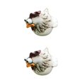 thumbnail image 4 of Guardoinrt 1/2/3/5 Outdoor Resin Craft For Backyard Patio Visual Delight With Unique Resin Chicken B 2PCS, 4 of 6