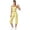 Yellow-rCKrO, variant on JFOPQVSM Workout Sets for Women Two Piece Sports Bra Matching Wide Leg Capri Pants Gym Work Yoga Outfits