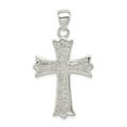 thumbnail image 1 of Sterling Silver Polished Filigree Cross Pendant, 1 of 2