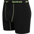 thumbnail image 4 of Paquete de 4 Bóxers Tipo Brief Reebok para Hombre con Entrepierna de 15 cm Talla Pequeña Negro, 4 of 6