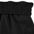 thumbnail image 5 of Cotton Men's Two Piece Sets Summer Lounge Sets Casual Short Sleeve Button Shirts and Elastic Waist Drawstring Shorts with Pockets Black S, 5 of 8