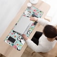 thumbnail image 3 of Long Mouse Pads for Desk,Husky and Pioneer Flower Desk Mats on Top Of Desks, Desk Mouse Pad Extra Large with 3mm Non-Slip Base and Stitched Edge for Gaming,Office,Work,Home 31.5"x11.8", 3 of 6