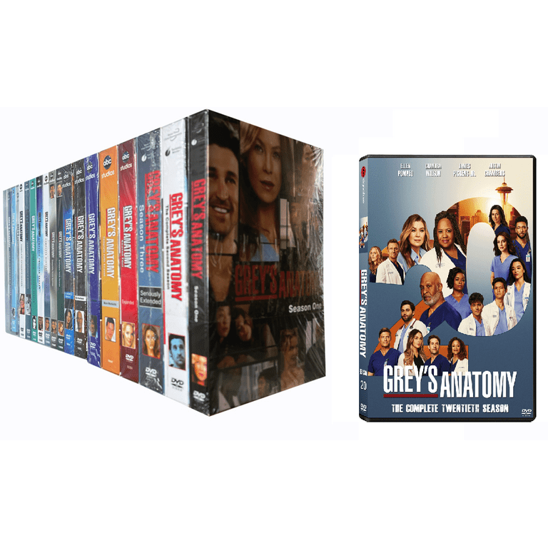 Grey's Anatomy Complete Series Seasons 1-20 Full Collection Grey's Anatomy Complete Series Seasons 1-20 Full Collection