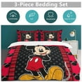 thumbnail image 6 of Mickey MouseCartoon Collection 3-Piece Comforter Set, Personalized Bedding Decor for Kids And Teens (102"x90"+ 20 X 30in), 6 of 7
