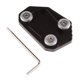 thumbnail image 2 of Piezas de repuesto Placa de extensión de soporte de motocicleta Placa de soporte de soporte lateral para S1000R K47 2014 Negro Macarena Placa de extensión Kickstand, 2 of 6